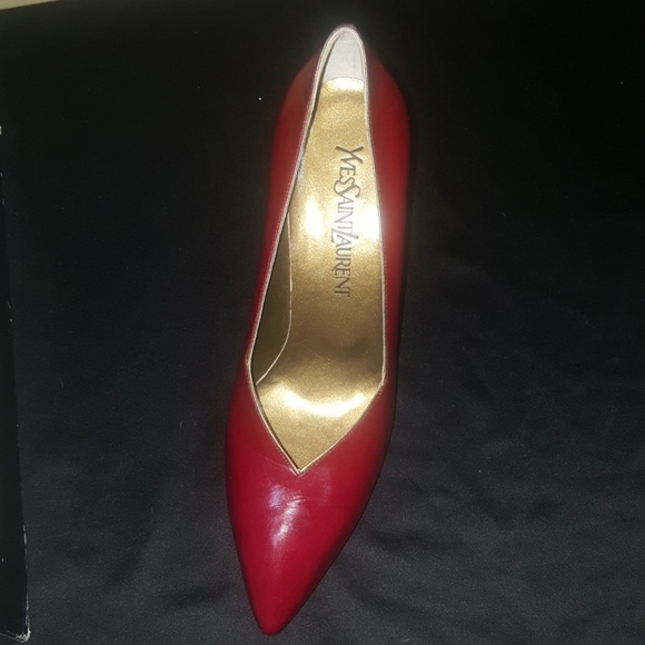 Yves Saint Laurent Shoes - 🔥YSL Ruby Red Heels🔥